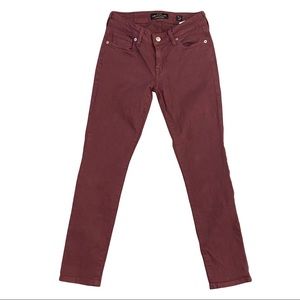 Lucky Brand Lolita Skinny Jeans - Maroon
